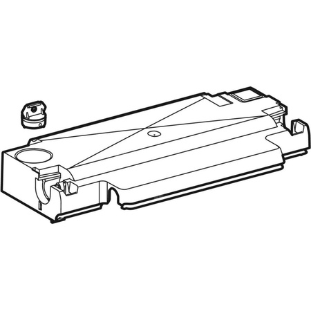 Pokrywa ochronna do Geberit AquaClean Mera: Biały-alpin