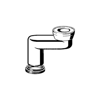 Rura kątowa przyłączeniowa WC VIEGA 80903 90' fi110 mm tworzywo sztuczne