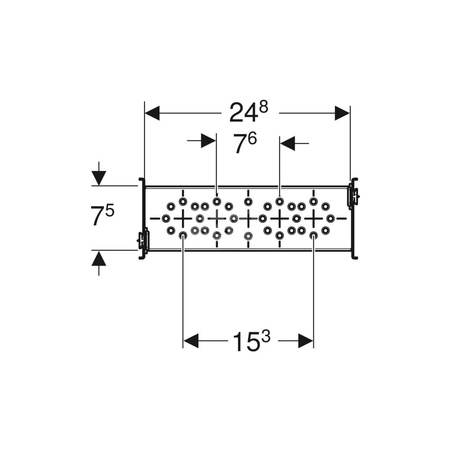 Podkładka izolacyjna akustyczna, do przyłącza prostego, EPDM