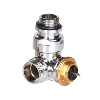 Zawór termostatyczny 3-osiowy CYLINDER, Prawy, GZ 1/2"-GZ 24-19, Chrom, (V75110BDX)