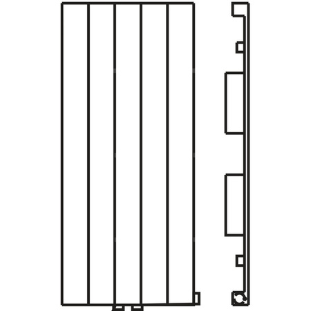 Grzejnik płytowy typ 11 KERMI V-HVV wym. 600 x 840 mm, kolor biały, moc 812 W