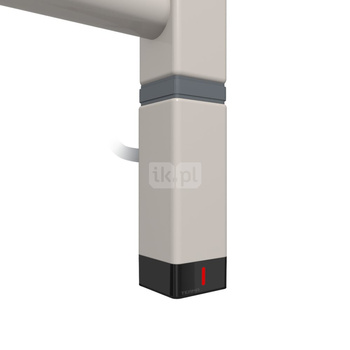 Grzałka TERMA One K30x30, 600W Tuba, Vibrant Brown, kabel prosty bez wtyczki [srebrzysty, 1,5m, logo Terma, instr. TERMA]