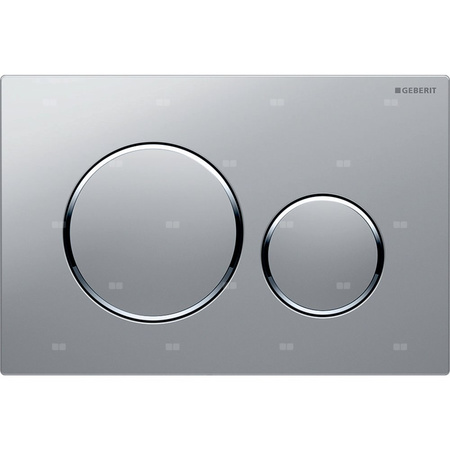 Przycisk uruchamiający Geberit Sigma20, przedni, chrom mat, easy-to-clean, okrągły