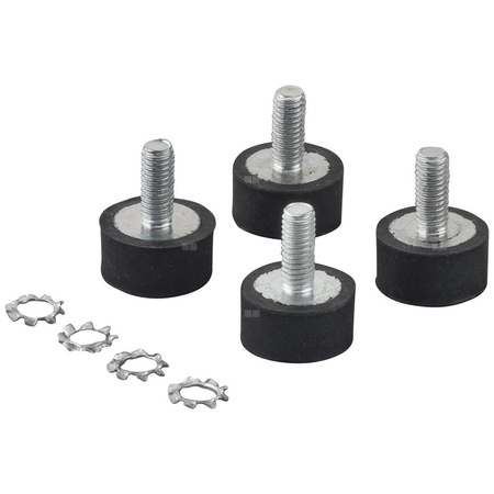 Stopy+pierścień zabezp.,4-pak