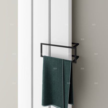 Grzejnik dekoracyjny Kermi®Beams® Mono 1800x150x100, 671W pod. 99, RAL 9005 SFE