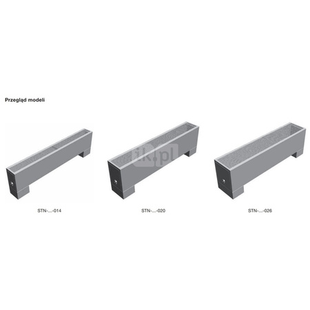 Grzejnik konwektorowy ZEHNDER Stana, wym. 280/2000mm, kolor Anthracite Grey, moc 3440W