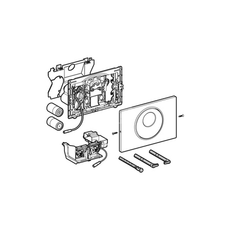 Moduł elektroniczny Geberit do systemu spłukiwania WC, automatyczny, 3-4.1 V (do roku produkcji 2022)