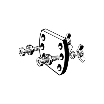 Izolacja naścienna VIEGA 21417 (model pojedynczy) tworzywo sztuczne, kolor czarny