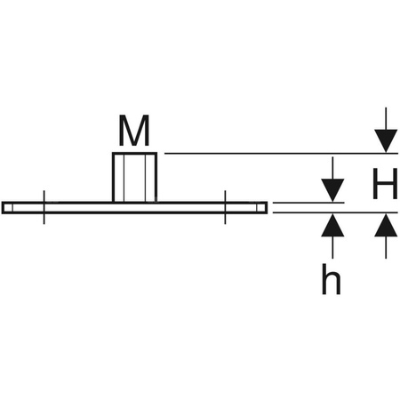 Płytka montażowa M8/M10