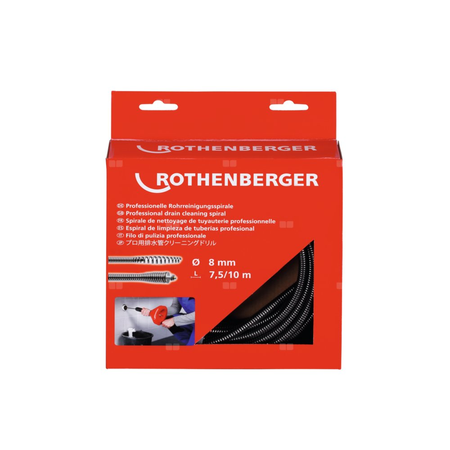 Spirala 8 mm x 7,5 m ze sprzęgłemi i rdzeniem