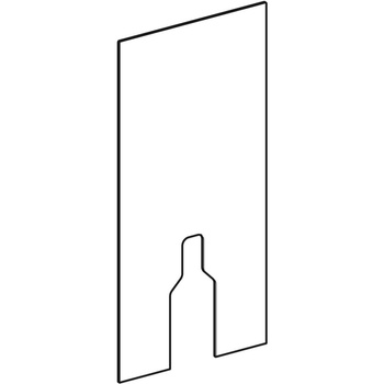 Okładzina przednia do modułu sanitarnego Geberit Monolith do stojącej miski WC, 101 cm: Imitacja betonu / Gres szkliwiony