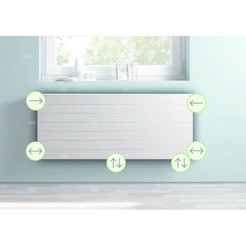 Grzejnik Kermi® Line Vplus T11 755x61x800mm QN862,biały,10bar,z osłony