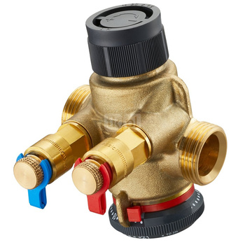 Cocon QTZ DN 15, 1/2 GZ-GZ, 200-1300 l/h, PN25, zawór regulacyjny z zaworkami pomiarowymi