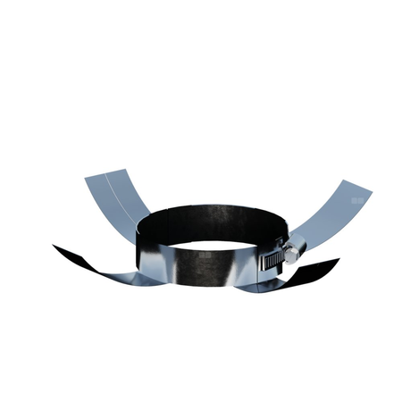 Obejma pionująca stalowa DN160mm