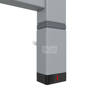 Grzałka TERMA One P30x40, 400W \ Tuba, Metallic Stone, kabel prosty bez wtyczki z maskownicą [srebrz