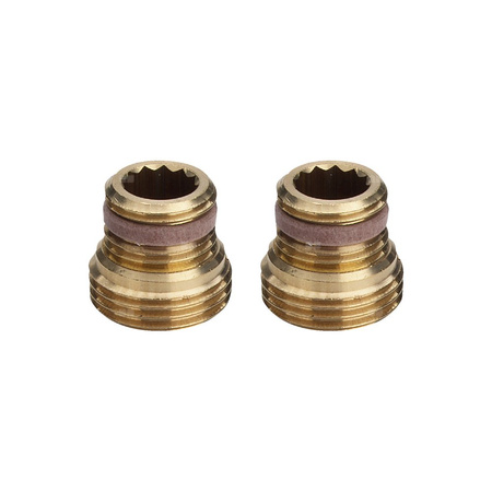 Adapter VIEGA 10968 jednoczęściowy, mosiądz / mosiądz, 1/2'' x 3/4'' (gz x gw)