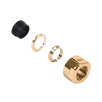 Adapter na miedź CYLINDER, GW 24-19-fi15, złoty, (A58409H)