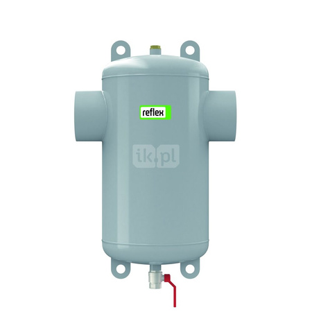 Separator mikropęcherzy powietrza i osadów Exdirt D 323.9 szare, ze spawanymi króćcami