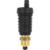 Odpowietrznik automatyczny pionowy, hybrydowy PrimoVent G3/8'' z Aquastop i zaworem stopowym, R1/2''