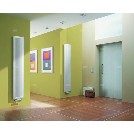 Grzejnik płytowy typ 21 KERMI X2 Verteo Profil, boczna osłona wym. 1800 x 300 mm, kolor biały, moc 862 W