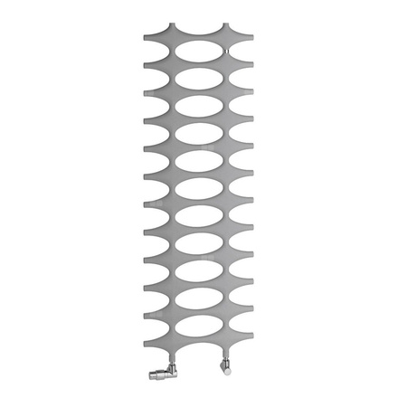 Grzejnik drabinkowy KERMI Ideos BH, wym. 1151 x 758 mm, kolor srebrny, moc 564W