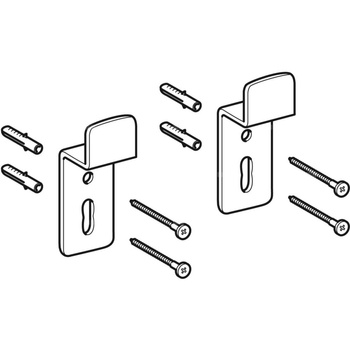 Elementy mocujące Geberit do podświetlanego lustra