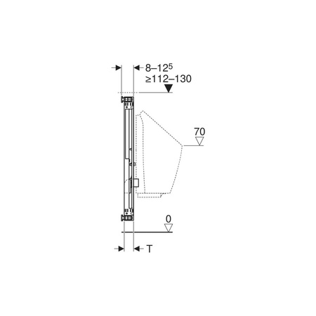 Zestaw prętów gwintowanych Geberit do pisuaru (2 szt.)