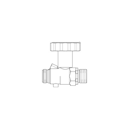 Zawór kulowy jako część zamienna do Regumaq X/XZ, powrót obieg pierwotny