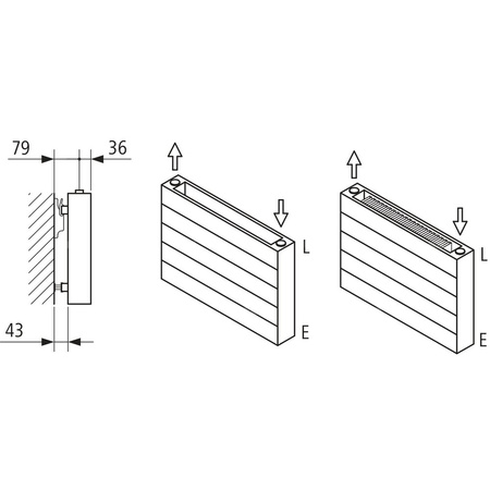 Grzejnik płytowy typ 21 KERMI V-HHV QN2614(R), z osłoną wym. 840 x 1600 mm, kolor biały, moc 2614 W