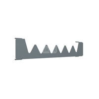 Wieszak TERMA HAPPY, Shark, 400 mm \ karton, RAL 7031