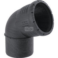 Kolano 67.5' GEBERIT Silent-Pro, PP mx (czarny), 50 mm (mufa wciskowa x końcówka wciskowa)