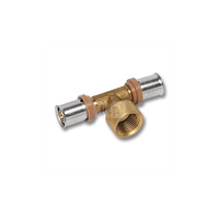Trójnik SANHA 3fit Press brąz 26 mm x 3/4'' x 26 mm (zz x GW x zz)