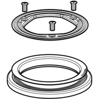 Kołnierz skręcany Geberit z uszczelką profilowaną do syfonu brodzikowego d90