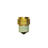 Zawór montażowy z zaworkiem stopowym 1/4 GW x 1/4 GZ