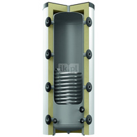 Zbiornik buforowy stojący REFLEX HF 1500/1_C pojemność 1500 l z wężownicą, izolacja: włókna poliestrowe z płaszczem foliowym, kolor: biały