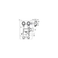 Regusol ELH-130-RC-P, DN 25, 2-40 l/min., z pompą Wilo-Yonos PARA 25/7 PWM 2, z regulatorem Regtronic RC-P