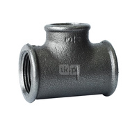 Trójnik redukcyjny czarny 6/4''x1''x6/4'' B1 STRONG