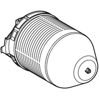 Skrzynka ochronna Geberit okrągła, do baterii umywalkowych Piave i Brenta, montaż naścienny