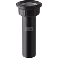 Króciec przyłączeniowy Geberit z gwintem wewnętrznym, płaskie obrzeże uszczelek: Rg=1/8″, d=48mm, Czarny