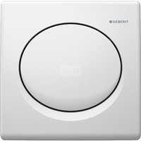 Pneumatyczny zawór spłukujący Geberit do pisuaru, Basic, ręczny, biały