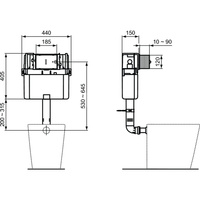 PROSYS WC ZBIORNIK 150M