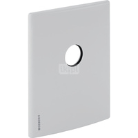 Płytka przykrywająca Geberit z tworzywa sztucznego, do syfonu podtynkowego do umywalki: Chrom błyszczący