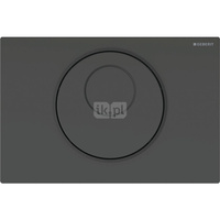 Elektroniczny zestaw uruchamiający WC Geberit, IR, zasilanie bateryjne, Sigma10, 12cm, stal nierdz., czarny