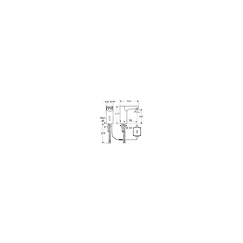 Bateria umywalkowa CELIS E 9V, chrom typ HDK elektroniczna