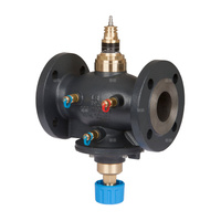 Zawór AB-QM, DN 50, Ze złączkami pomiarowymi, kołnierz