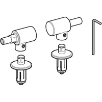 Zestaw zawiasów Geberit do deski sedesowej Flow, wolne opadanie (2 szt.)