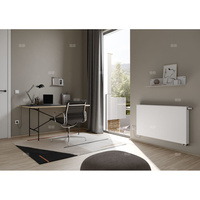 Kermi®x-flair® Plan-V typ 33 405x1605 biały, 10 bar, zaworowy lewy, z osłonami