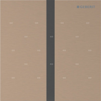 Płyta przykrywająca Geberit typ 40, kwadratowa: Czerwone złoto / Szczotkowany, powlekany easy-to-clean