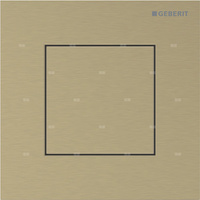 Pneumatyczny zawór spłukujący Geberit do pisuaru, ręczny, Typ 40, stal nierdzewna mosiądz, prostokątny