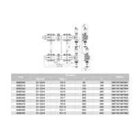 Rozdzielacz hydrauliczny VALVEX Base K4-5 stal nierdzewna, odgałęzień: 5 (3/4''), do CO + zawory termostatyczne